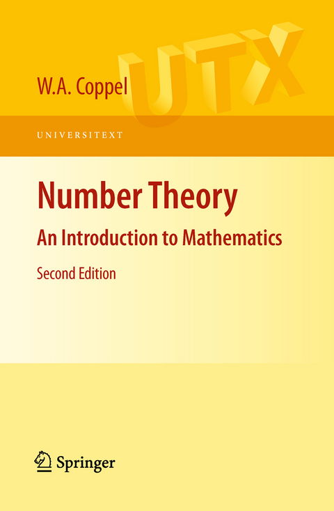 Number Theory - W.A. Coppel