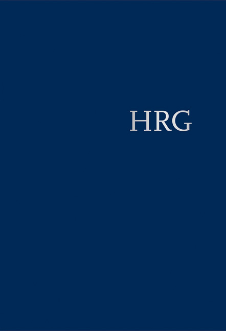 Handwörterbuch zur deutschen Rechtsgeschichte (HRG) – gebundene Ausgabe Band III: Konfliktbewältigung – Nowgorod - 