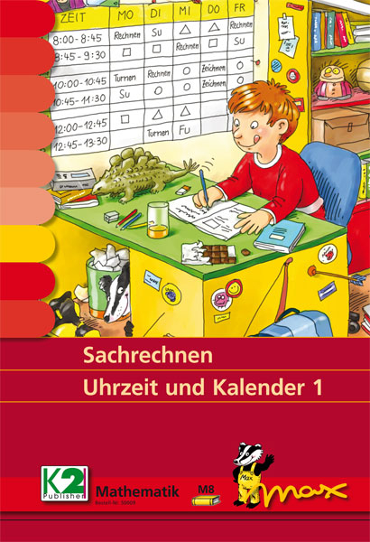 Max-Lernkarten: Sachrechnen Uhrzeit und Kalender 1