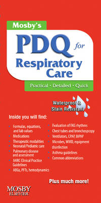 Mosby's PDQ for Respiratory Care - Helen Schaar Corning