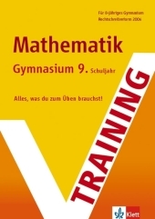 Training Mathematik Gymnasium 9. Schuljahr