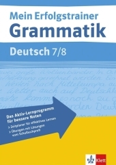 Mein Erfolgstrainer Grammatik Deutsch 7/8 - Gerhard Schwengler