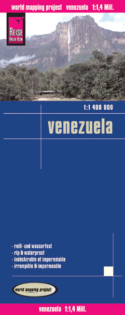 Reise Know-How Landkarte Venezuela (1:1.400.000) - Reise Know-How Verlag Reise Know-How Verlag Peter Rump