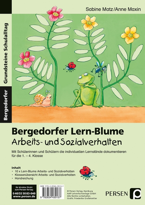 Bergedorfer Lern-Blume Arbeits- u. Sozialverhalten - Sabine Matz, Anne Maxin