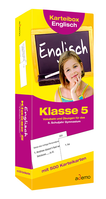 Karteibox Englisch, Klasse 5