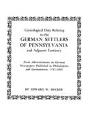 Genealogical Data Relating to the German Settlers of Pennsylvania -  Hocker