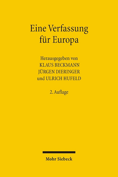 Eine Verfassung für Europa - 