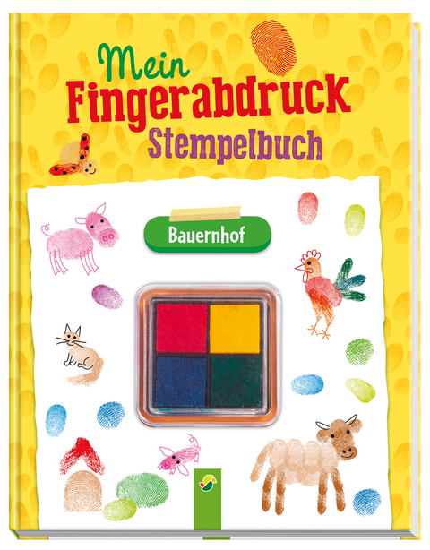 Mein Fingerabdruck-Stempelbuch Bauernhof - Elisabeth Holzapfel