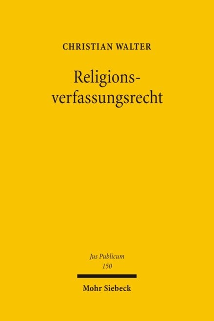 Religionsverfassungsrecht - Christian Walter