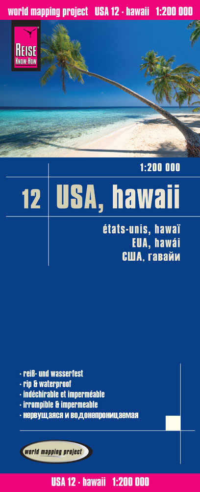 Reise Know-How Landkarte USA 12, Hawaii (1:200.000) - Reise Know-How Verlag Peter Rump