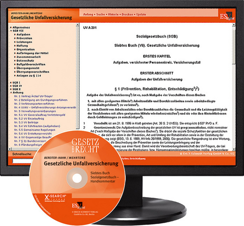 Gesetzliche Unfallversicherung - bei Kombibezug Print und CD-ROM - 