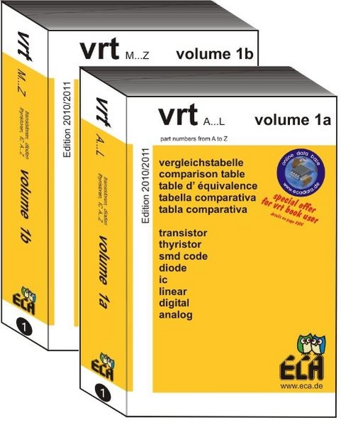 vrt band 1 A-Z Vergleichstabelle für Halbleiter - Manfred Bergler, Michael Welter