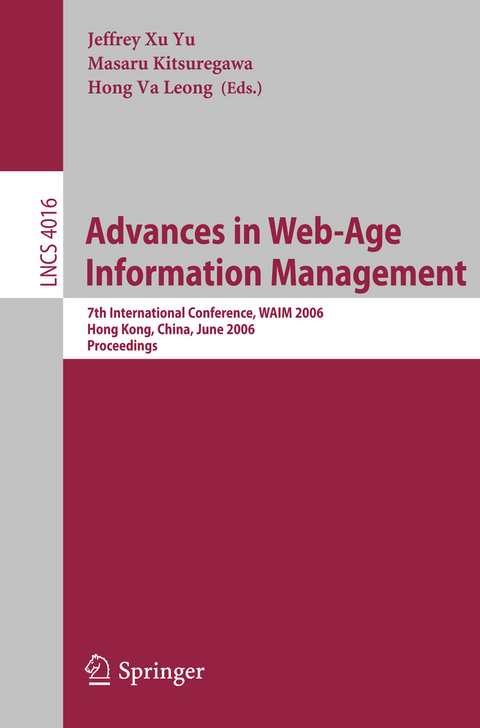 Advances in Web-Age Information Management - 