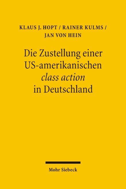 Die US-amerikanische Class Action und ihre deutsche Funktionsäquivalente - Stephanie Eichholtz