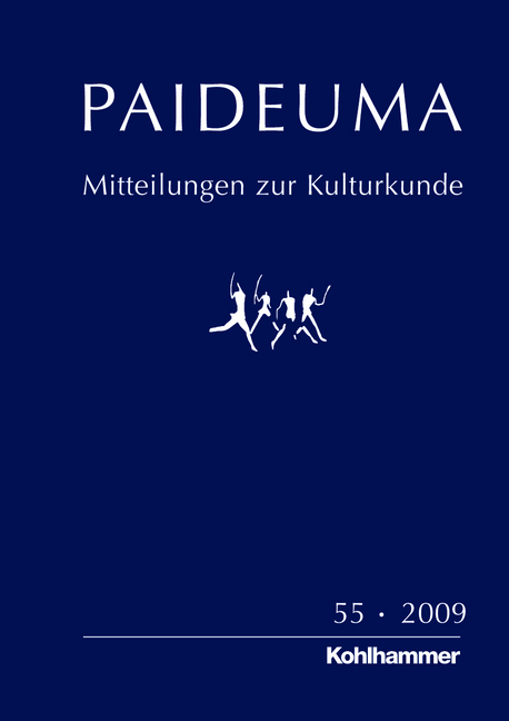 Paideuma / PAIDEUMA 55/2009 - 