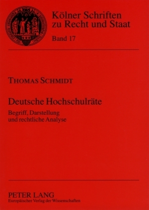 Deutsche Hochschulräte - Thomas Schmidt