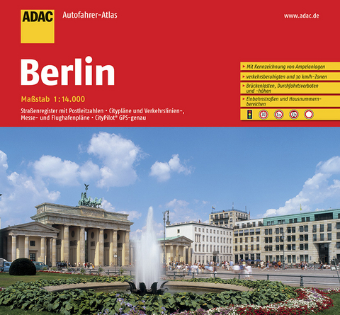 ADAC AutoFahrerAtlas Berlin 1:14 000