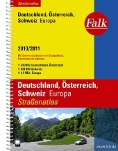 Falk Straßenatlas Deutschland /Österreich /Schweiz /Europa 2010/2011
