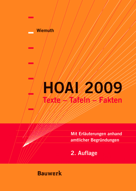 HOAI 2009 - Texte, Tafeln, Fakten - Stefan Wiemuth