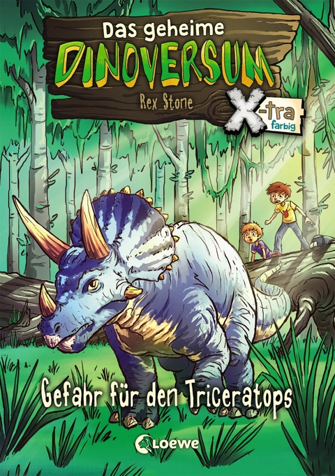 Das geheime Dinoversum Xtra (Band 2) - Gefahr für den Triceratops - Rex Stone