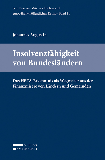 Insolvenzfähigkeit von Bundesländern - Johannes Augustin