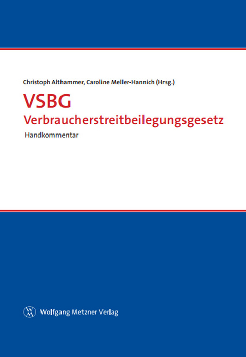 VSBG Verbraucherstreitbeilegungsgesetz - 