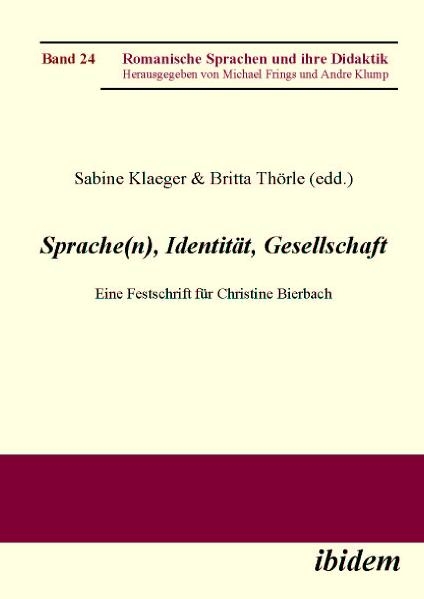 Sprache(n), Identität, Gesellschaft - 