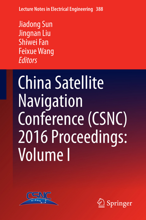 China Satellite Navigation Conference (CSNC) 2016 Proceedings: Volume I - 
