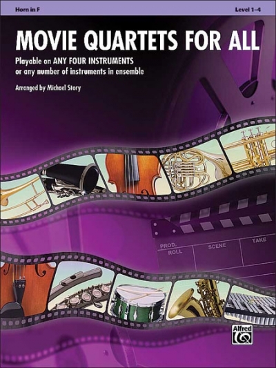 Movie Quartets for All - Horn in F