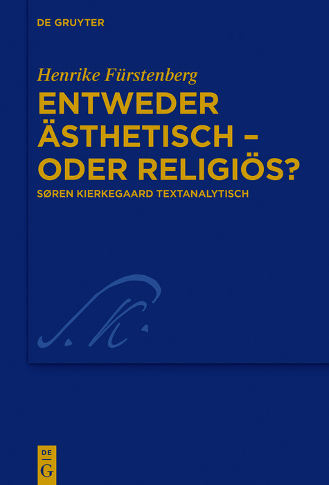 Entweder ästhetisch - oder religiös? -  Henrike Fürstenberg