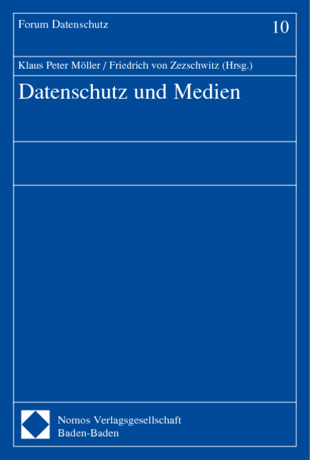 Datenschutz und Medien - 