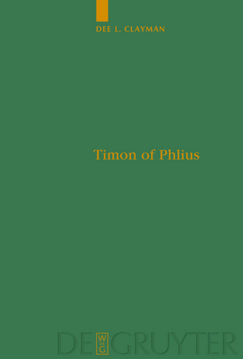 Timon of Phlius - Dee L. Clayman