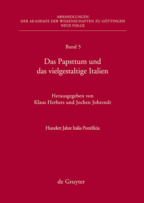 Das Papsttum und das vielgestaltige Italien - 