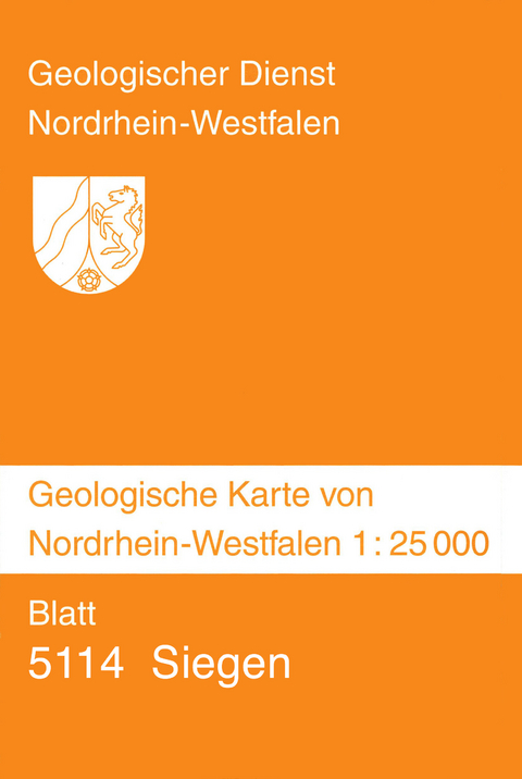 Geologische Karten von Nordrhein-Westfalen 1:25000 / Siegen - Michael Thünker