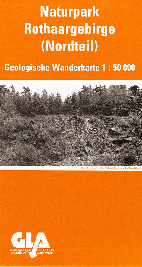 Geologische Wanderkarte des Naturparks Rothaargebirge. 1:50000 / Nordteil und Südteil - Horst Müller, Michael Thünker