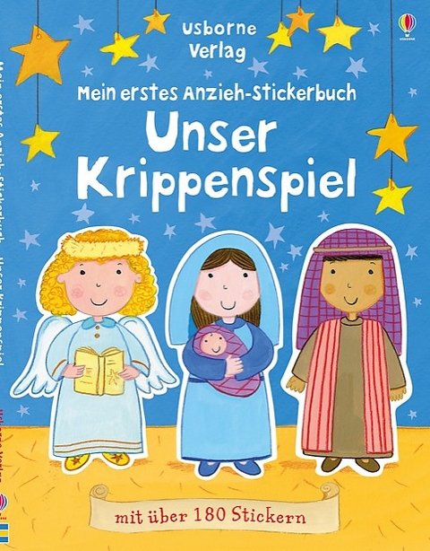 Mein erstes Anzieh-Stickerbuch: Unser Krippenspiel - Felicity Brooks