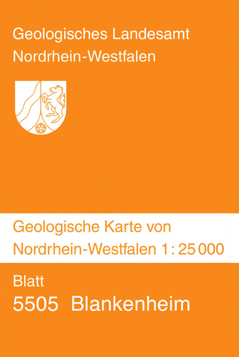Geologische Karten von Nordrhein-Westfalen 1:25000 / Blankenheim - Karl H Ribbert