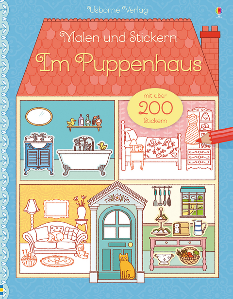 Malen und Stickern: Im Puppenhaus - Abigail Wheatley