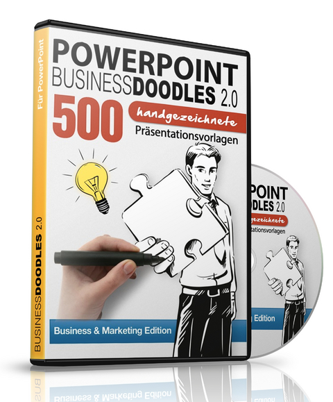 PowerPoint BusinessDoodles 2.0 - 500 Handgezeichnete Präsentationsvorlagen für PowerPoint (PC & Mac) - - Samuel Cremer,  www.futurepacemedia.de