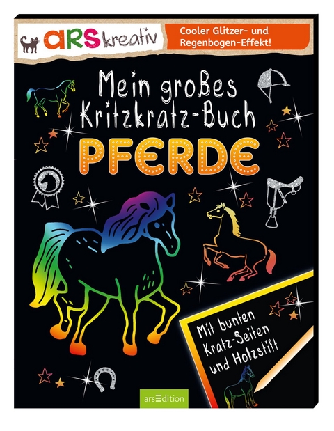 Mein großes Kritzkratz-Buch Pferde - Charlotte Stowell