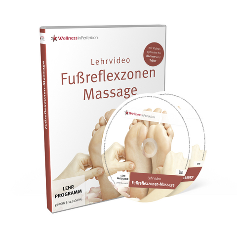 DVD/Bluray Fußreflexzonen-Massage (Lehrvideo) | Für Anfänger und Profis | Inkl. kostenloser Tablet-/Smartphone-Version zum Download