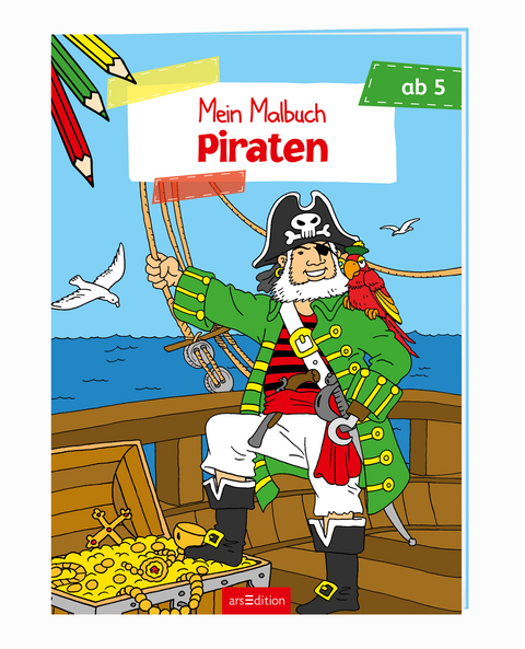 Malbuch ab 5 Jahren - Piraten