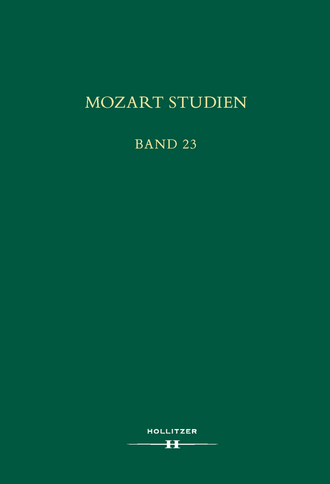 Mozart Studien Band 23 - 