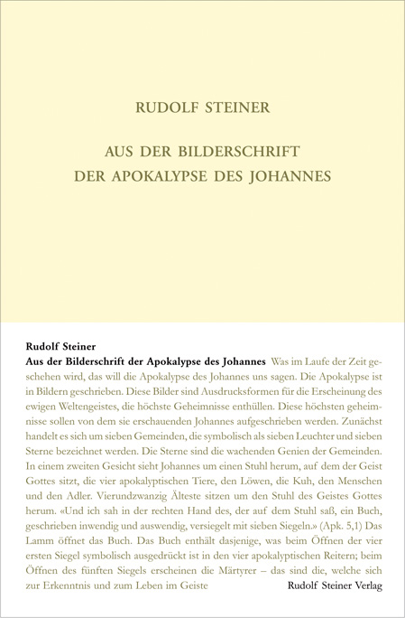 Aus der Bilderschrift der Apokalypse des Johannes - Rudolf Steiner