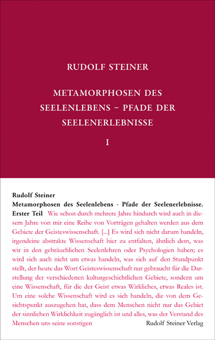 Metamorphosen des Seelenlebens. Pfade der Seelenerlebnisse - Rudolf Steiner