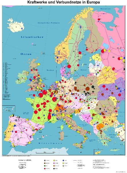 Kraftwerke und Verbundnetze in Europa. - Jörg Schneider, Gunter Kuhs