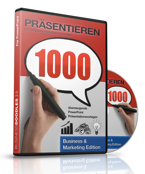 Präsentieren mit Handzeichnungen - 1000 überzeugende PowerPoint Vorlagen - Samuel Cremer,  www.futurepacemedia.de