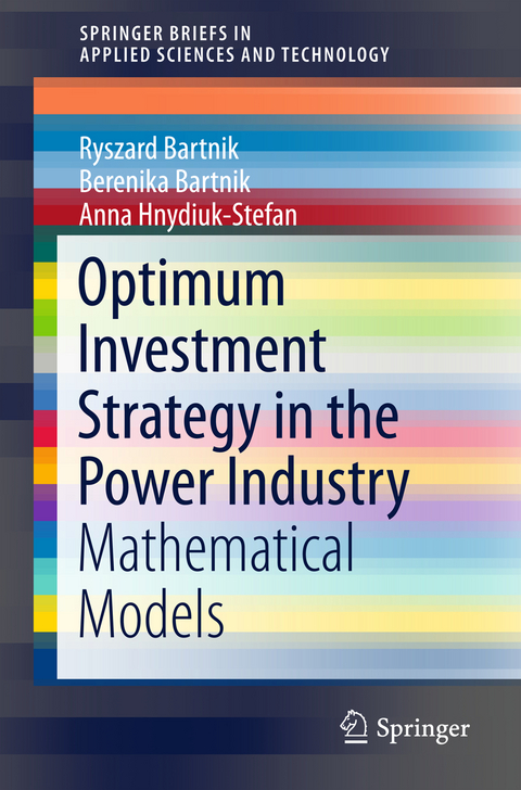 Optimum Investment Strategy in the Power Industry - Ryszard Bartnik, Berenika Bartnik, Anna Hnydiuk-Stefan