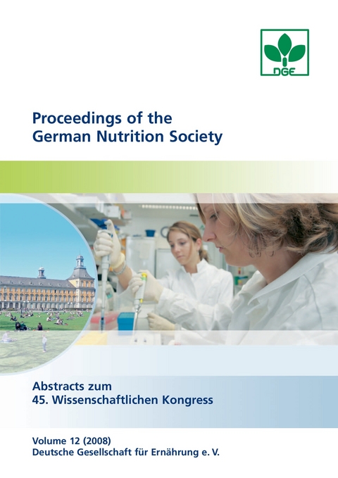 Proceedings of the German Nutrition Society - Volume 12 (2008)