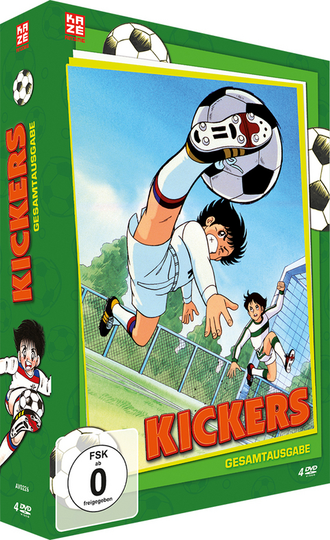 Kickers - DVD Slimpackbox (4 DVDs - Episoden 1-26), 4 DVDs - Akira Sugino
